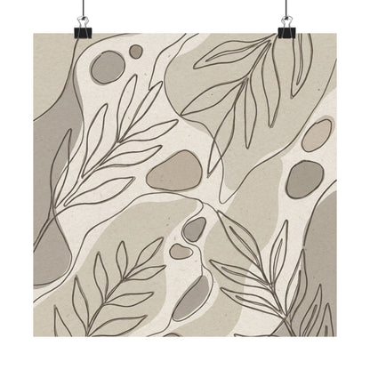 Japandi Minimal Line Wall Art Print Art Print