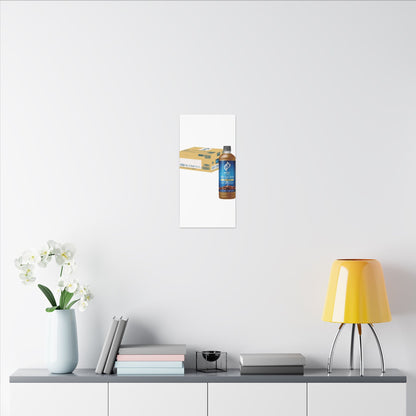 Rust Patina Canvas Art | Autumn Kintsugi Gold Vein Art