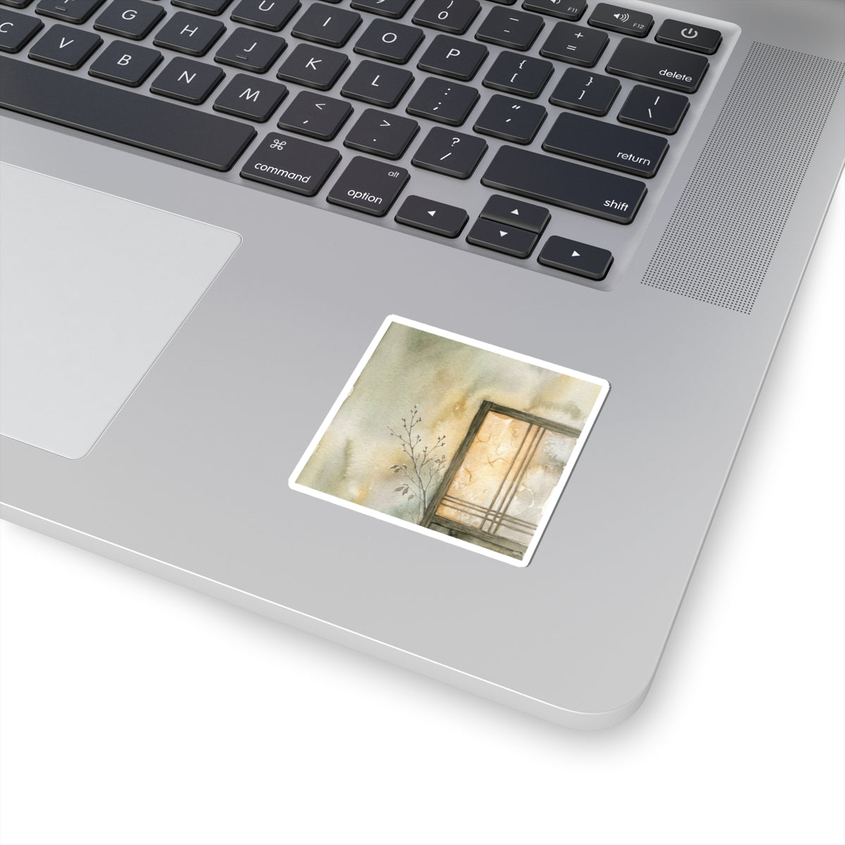 Cozy Shoji Screen Sticker - Watercolor Japandi