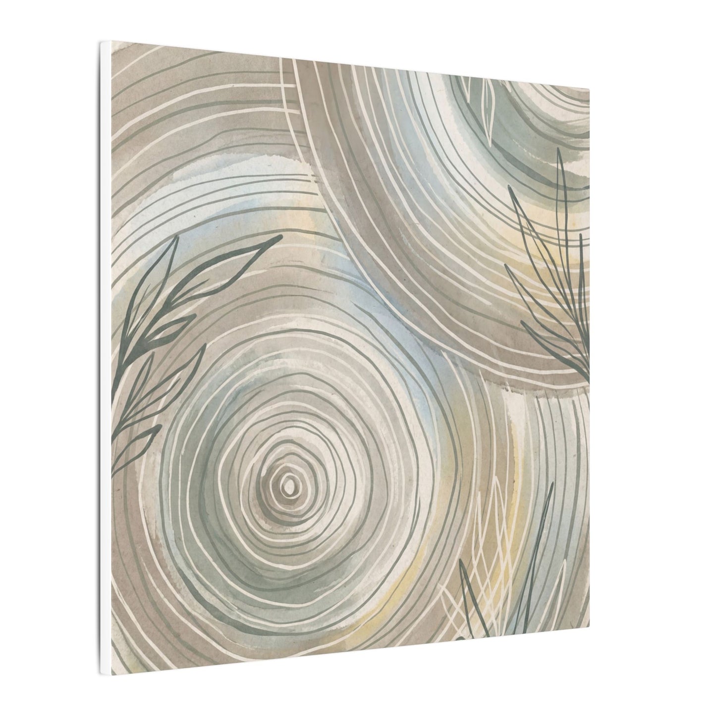 Kanso Water Ripple Canvas Art - Japandi Minimal Line