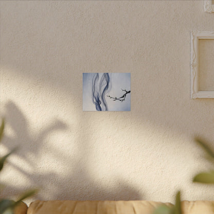 Incense Smoke Spring Canvas Art | Zen Tranquil Design