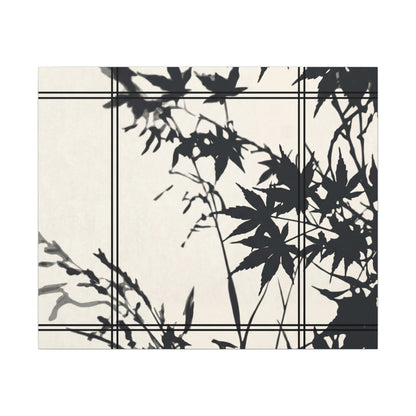 Shoji Screen Canvas Art | Summer Japandi Minimal Line Art