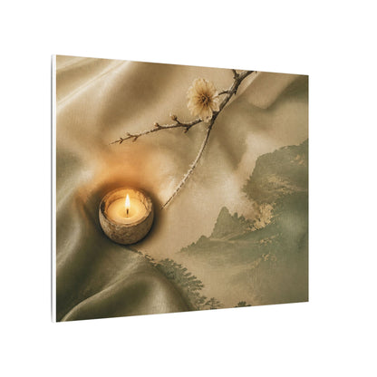 Silk Drape Japanese Pattern Canvas Art | Warm Japandi Art