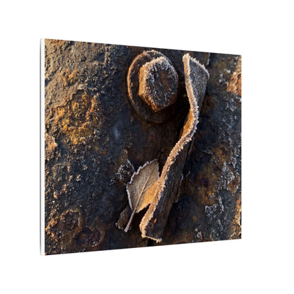 Moody Rust Patina Canvas Art - Moody Minimal Dark Japandi
