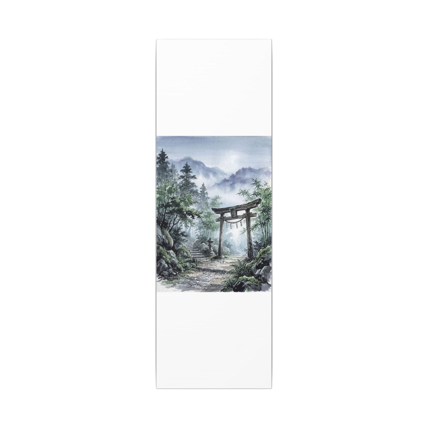Moonlight Torii Gate Canvas Art - Zen Fukinsei