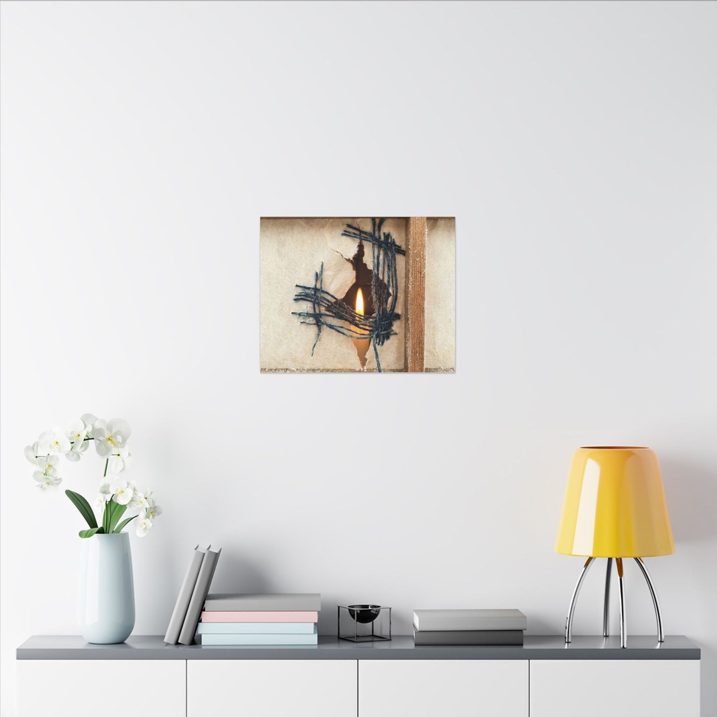 Winter Shoji Screen Broken Beauty Canvas Art | Resilient Decor