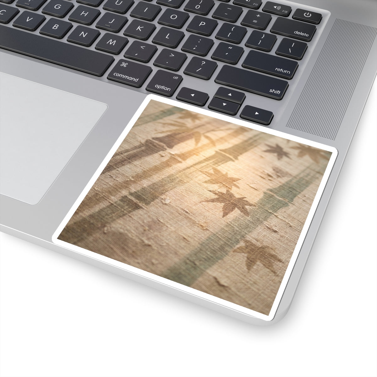 Bamboo Grove Sticker | Autumn Japandi Japanese Pattern Art Art Print