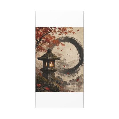 Ma Stone Lantern Canvas Art - Zen Enso