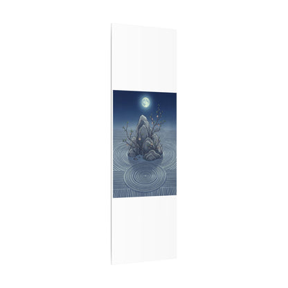 Spring Rock Garden Ukiyo E Inspired Canvas Art | Tranquil Decor