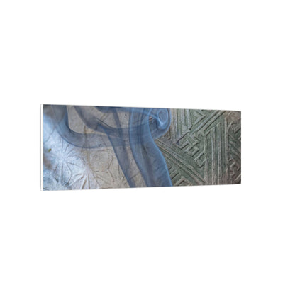 Spring Incense Smoke Japanese Pattern Canvas Art | Neutral Decor