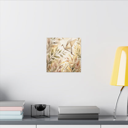 Fukinsei Paper Fold Canvas Art - Japandi Watercolor