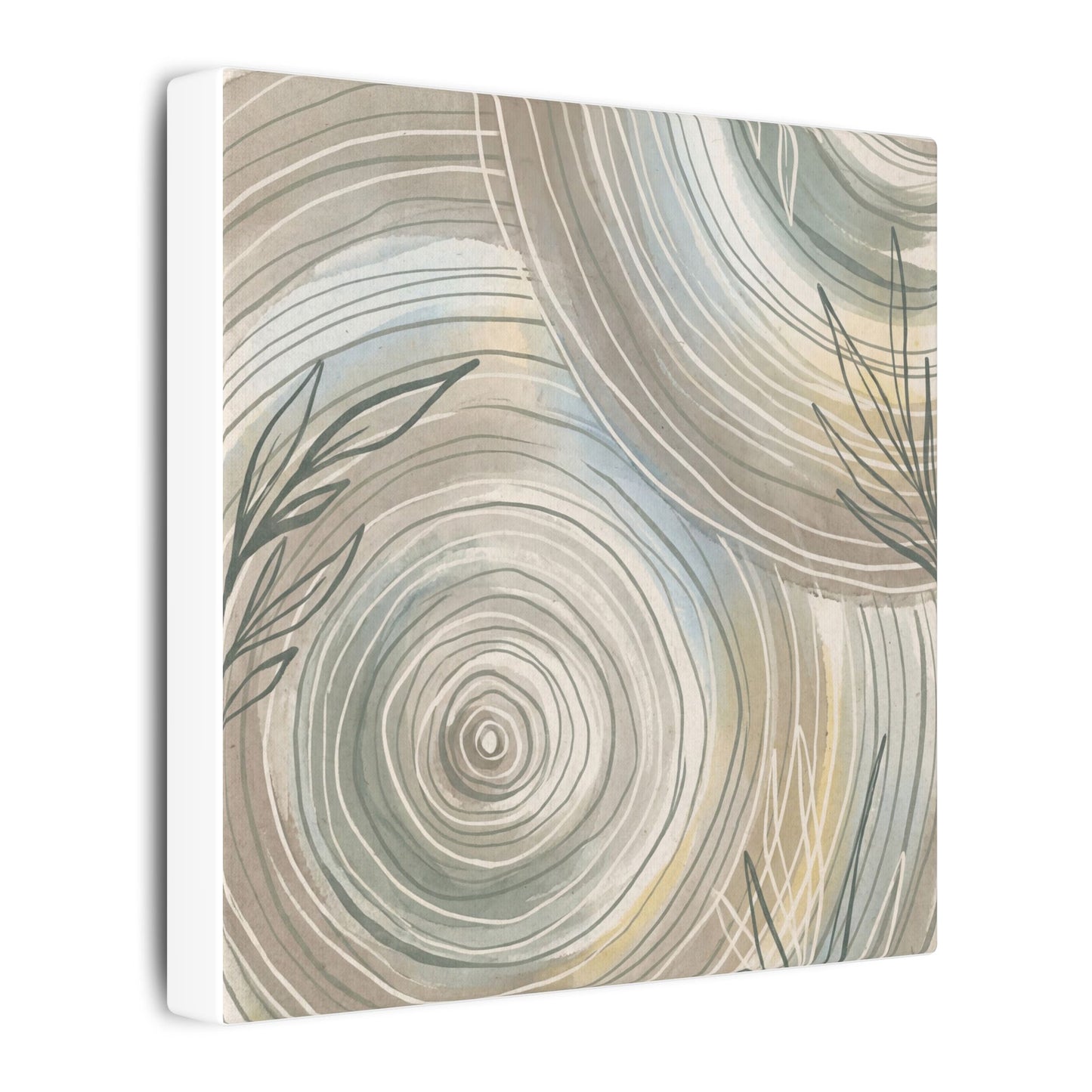 Kanso Water Ripple Canvas Art - Japandi Minimal Line