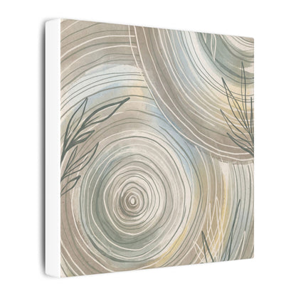 Kanso Water Ripple Canvas Art - Japandi Minimal Line
