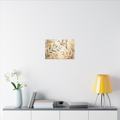 Fukinsei Paper Fold Canvas Art - Japandi Watercolor