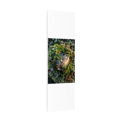 Artful Moss Close Up Canvas Art - Gold Repair Kintsugi