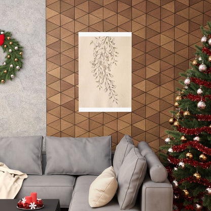 Golden Hour Wisteria Wall Art Print - Japandi Seijaku