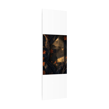 Autumn Silk Drape Shadow Zen Canvas Art | Bold Decor