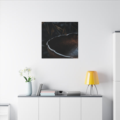 Luxurious Ceramic Bowl Canvas Art - Shadow Zen Dark Japandi