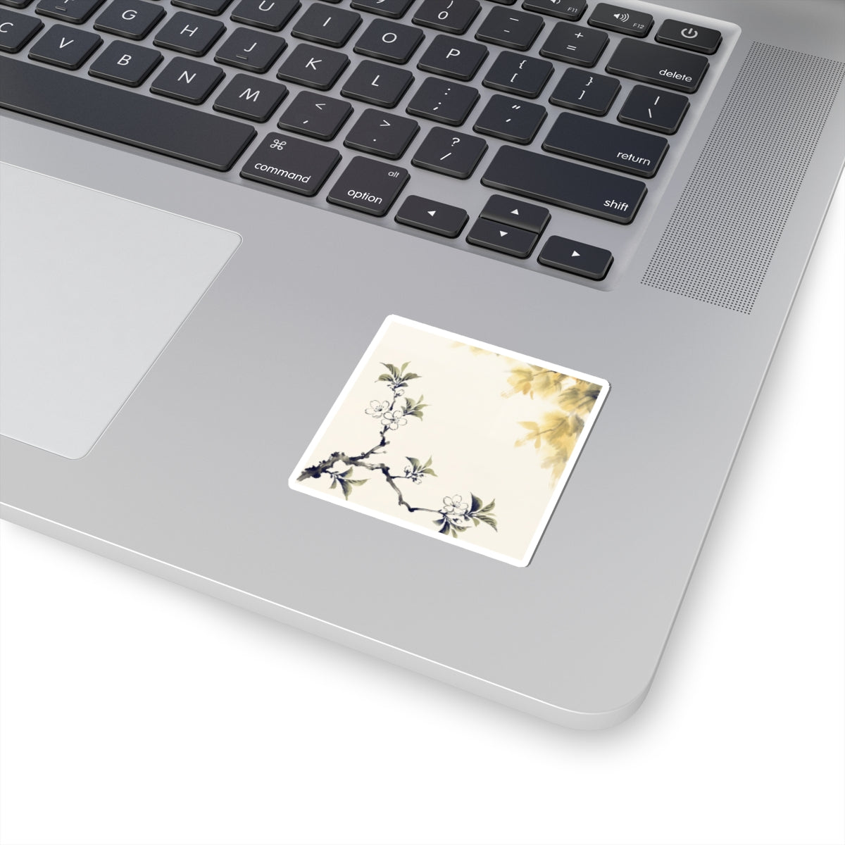Golden Hour Cherry Blossom Sticker - Zen Kanso
