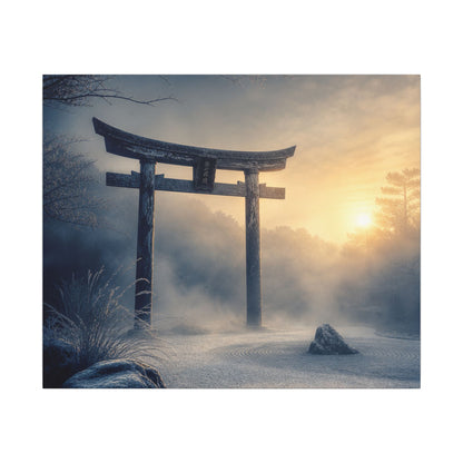 Zen Torii Gate in Golden Hour | Karesansui Canvas Art