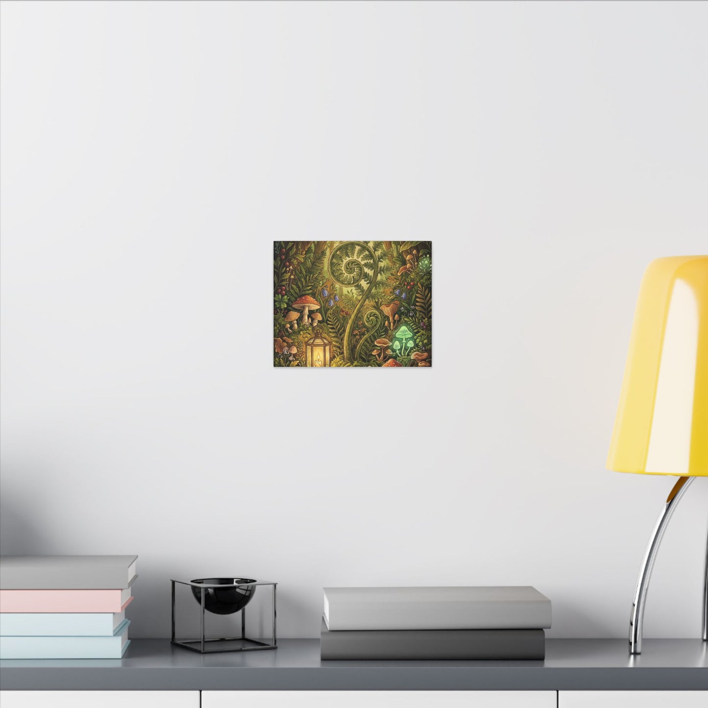 Elegant Ceramic Bowl Canvas Art - Minimal Line Japandi