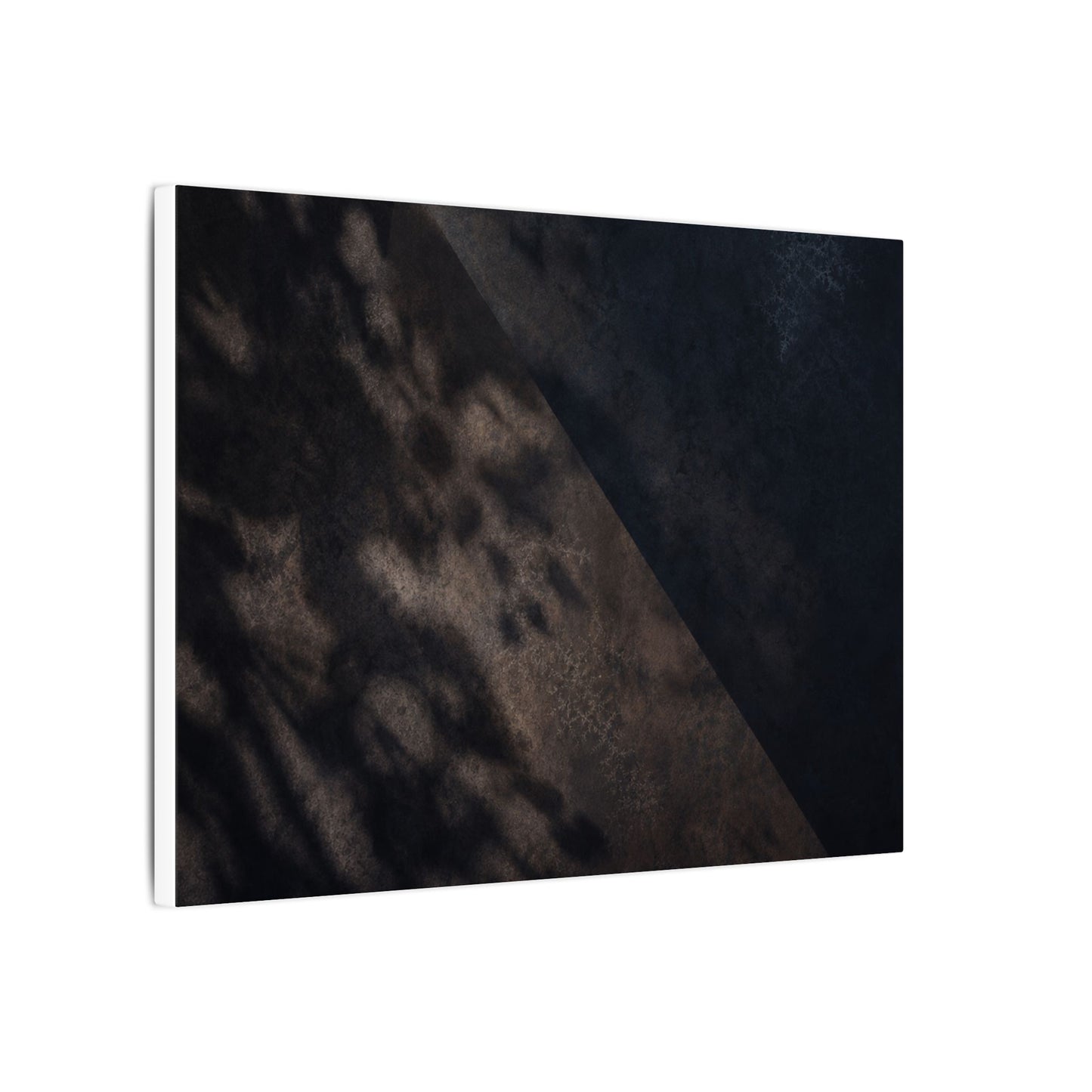 Shadow Play Winter Canvas Art | Dark Japandi Moody Design