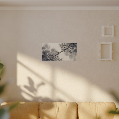 Ma Cherry Blossom Canvas Art - Kintsugi Gold Vein