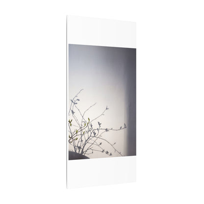 Japandi Shadow Play in Dawn | Japanese Pattern Canvas Art