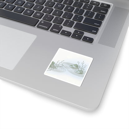 Ma Rock Garden Sticker - Japandi Minimal Line