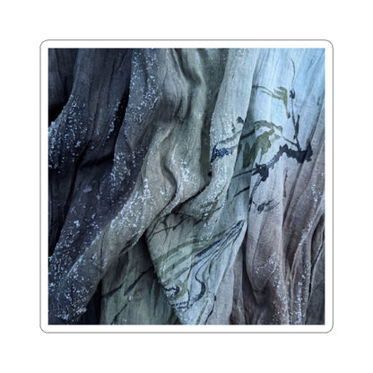 Japandi Silk Drape in Moonlight | Japanese Pattern Sticker