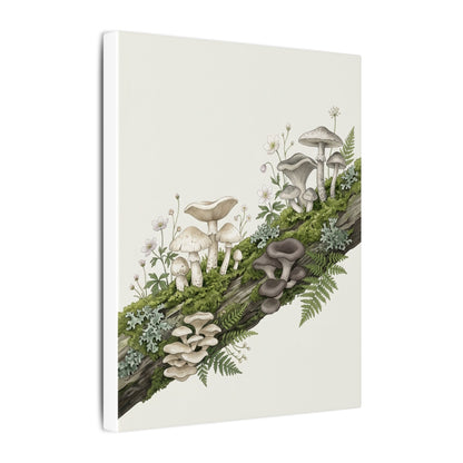 Dried Flowers Spring Canvas Art | Japandi Neutral Design