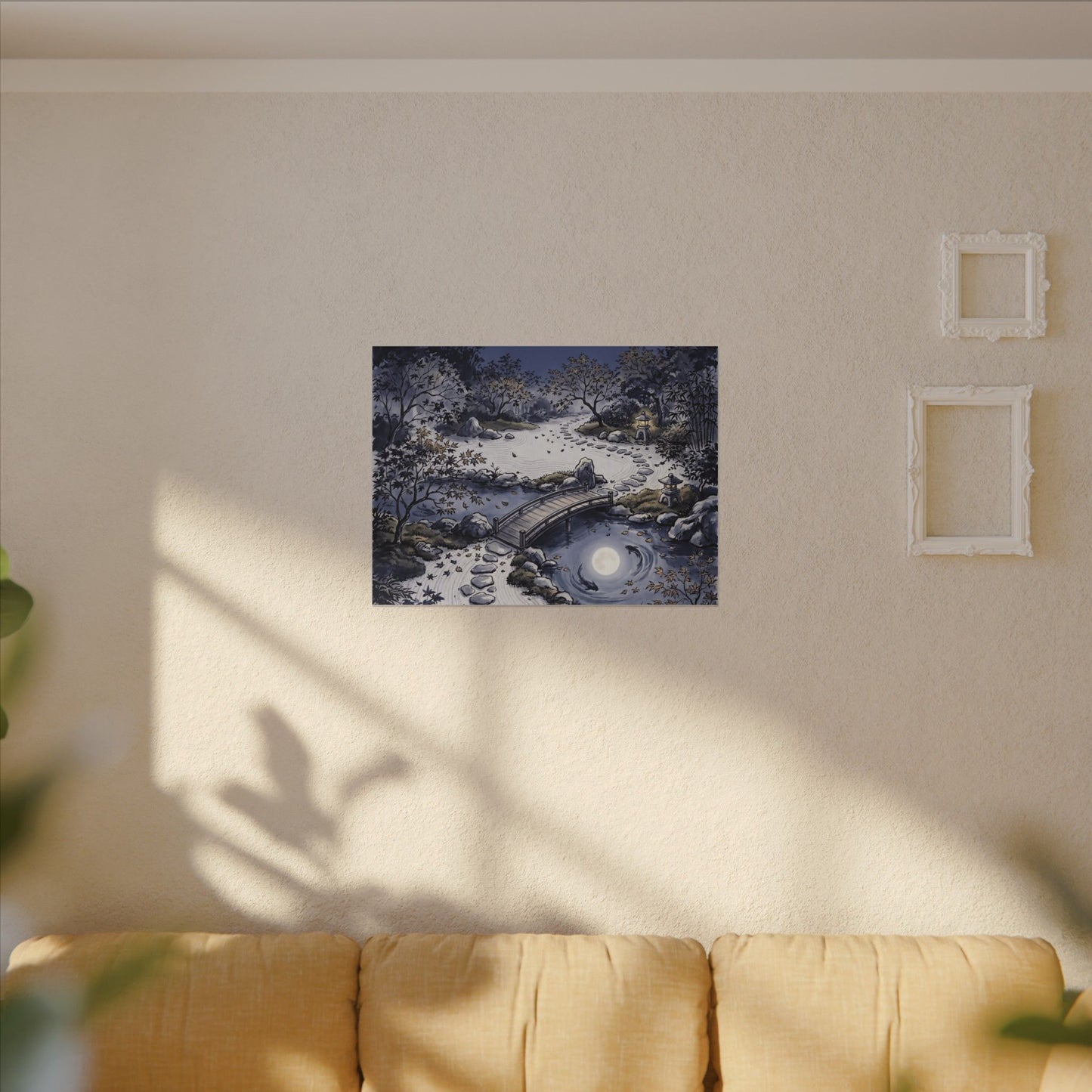 Torii Gate Enso Canvas Art | Contemplative Zen Art