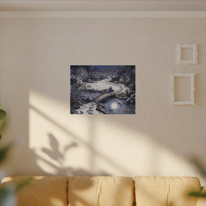 Torii Gate Enso Canvas Art | Contemplative Zen Art