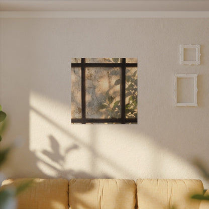 Golden Hour Shoji Screen Canvas Art - Japandi Mono No Aware