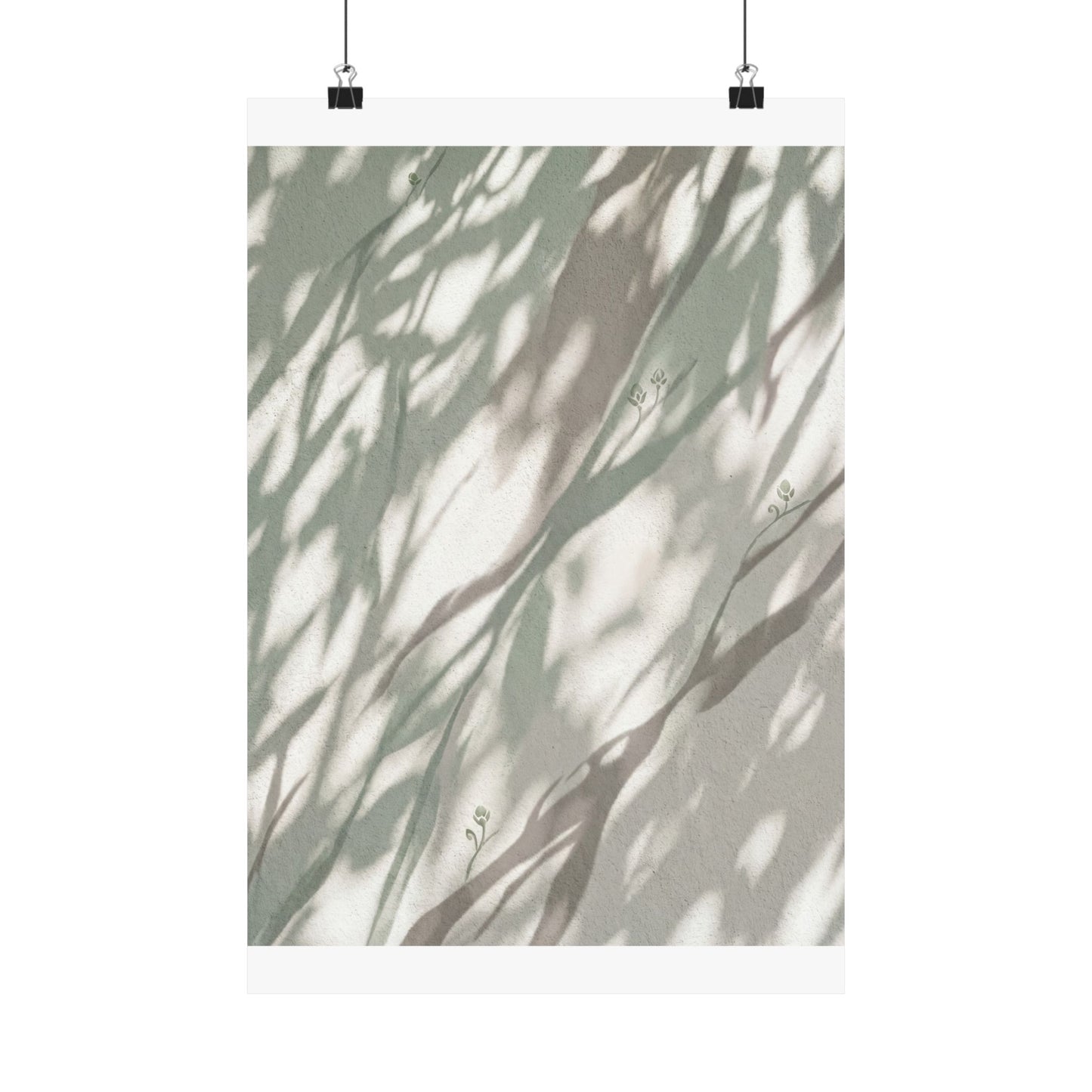 Shadow Play Spring Wall Art Print | Japandi Neutral Design Art Print