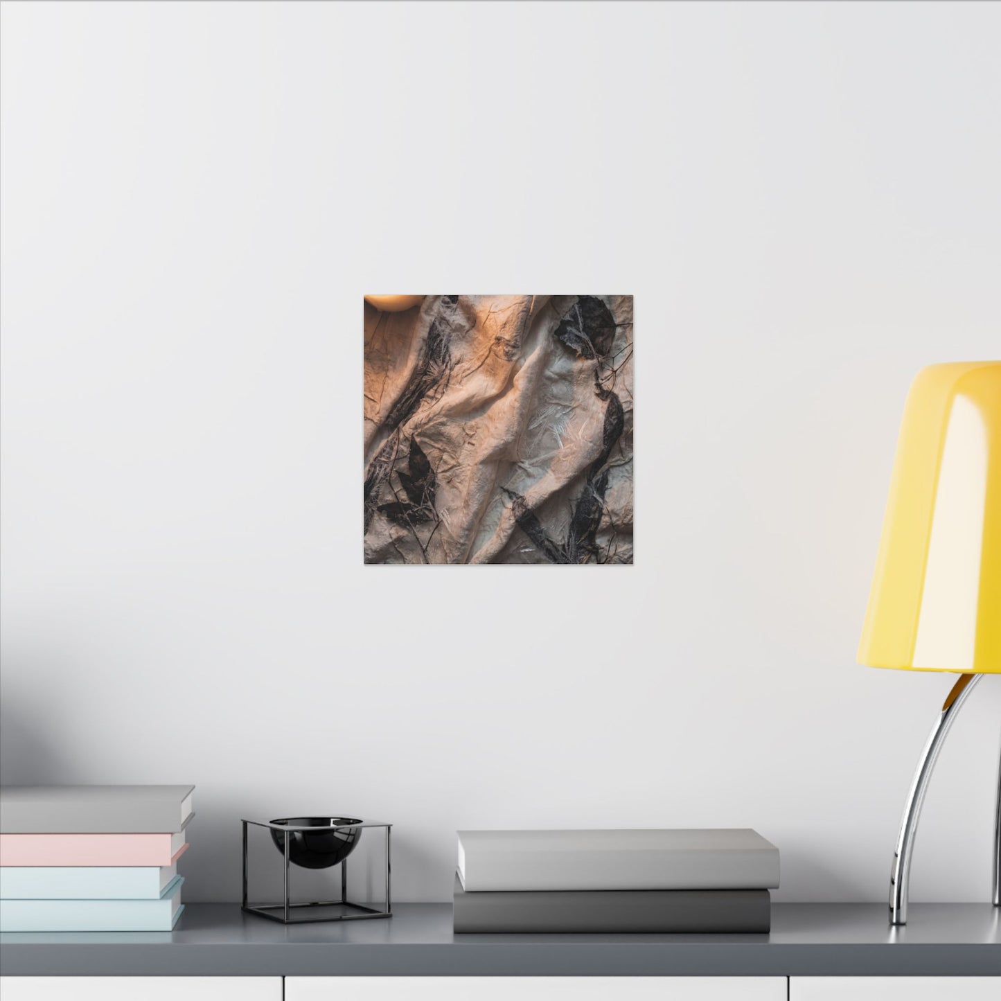 Candlelight Silk Drape Canvas Art - Japandi Mono No Aware
