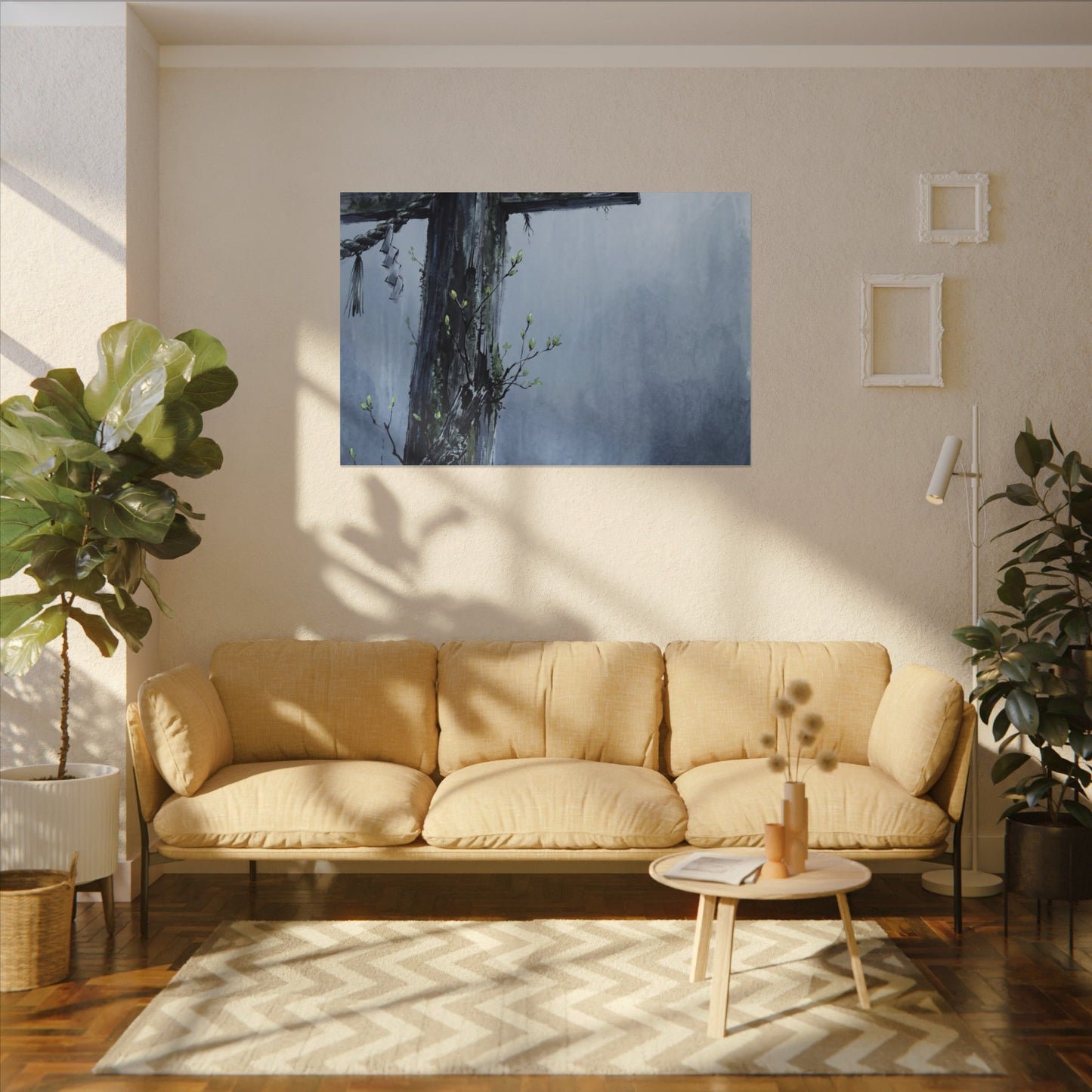 Spring Broken Pottery Broken Beauty Canvas Art | Artful Decor