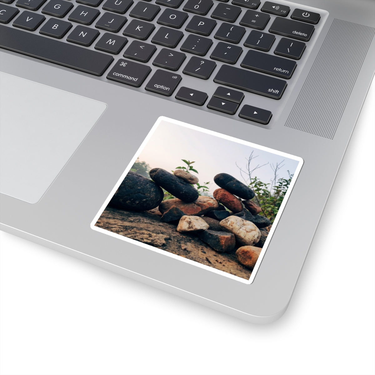 River Stones Spring Sticker | Kintsugi Beautiful Design