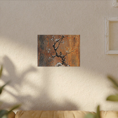 Datsuzoku Rust Patina Canvas Art - Zen Sumi E