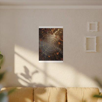 Artful Water Ripple Canvas Art - Gold Vein Kintsugi