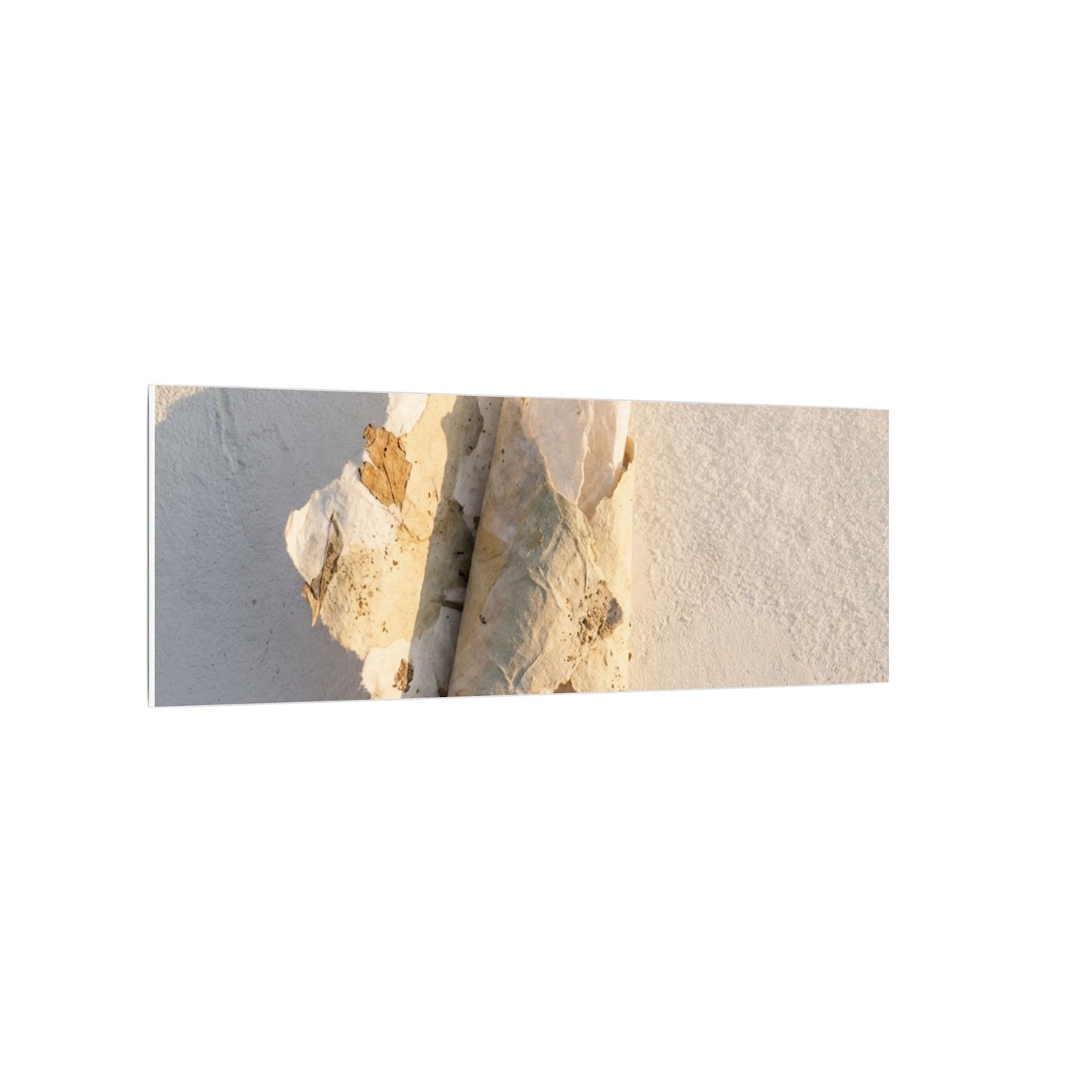 Paper Fold Canvas Art | Winter Japandi Texture Art