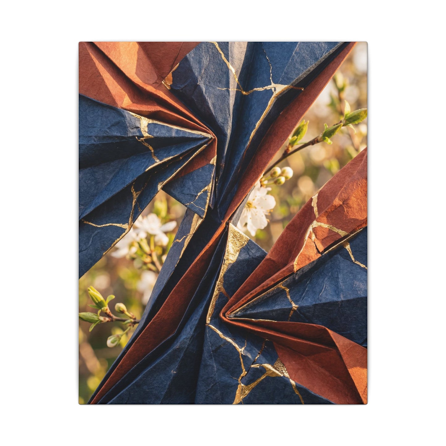 Spring Ceramic Bowl Watercolor Canvas Art | Warm Decor