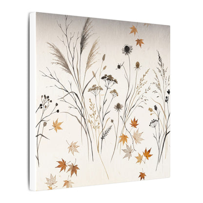 Dawn Dried Flowers Canvas Art - Japandi Kanso