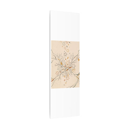 Warm Shadow Play Canvas Art - Minimal Line Japandi