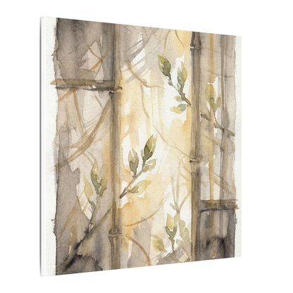 Shoji Screen Spring Canvas Art | Japandi Cozy Design