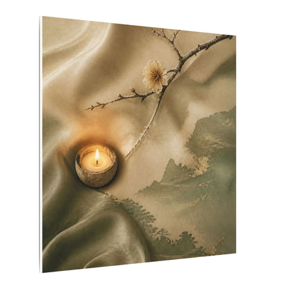 Silk Drape Japanese Pattern Canvas Art | Warm Japandi Art