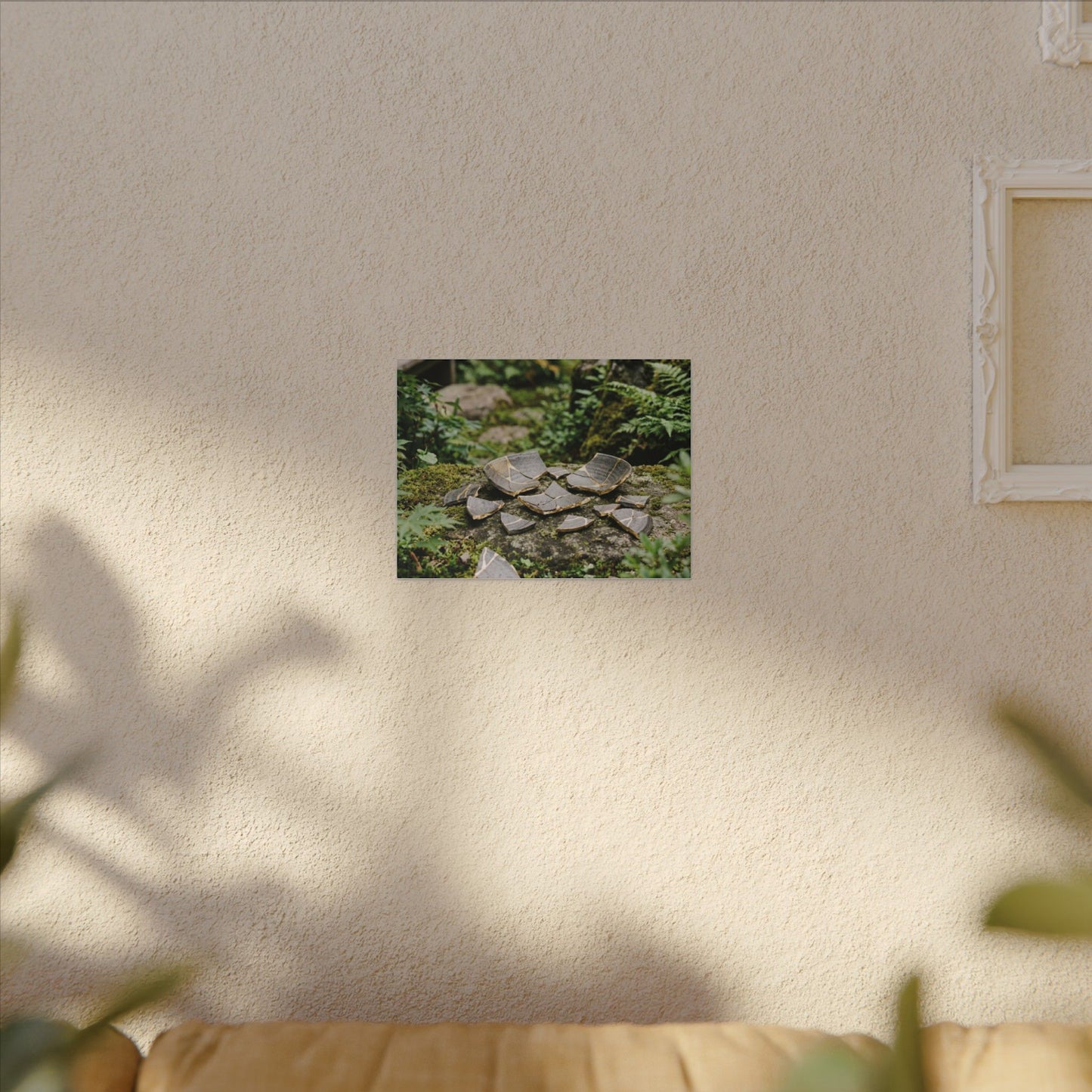 Summer Broken Pottery Gold Repair Canvas Art | Resilient Decor
