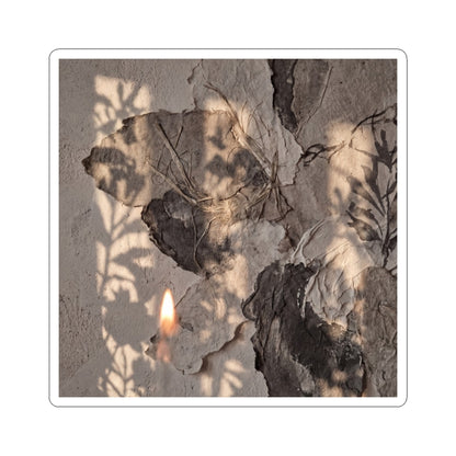 Shadow Play Summer Sticker | Japandi Neutral Design Art Print
