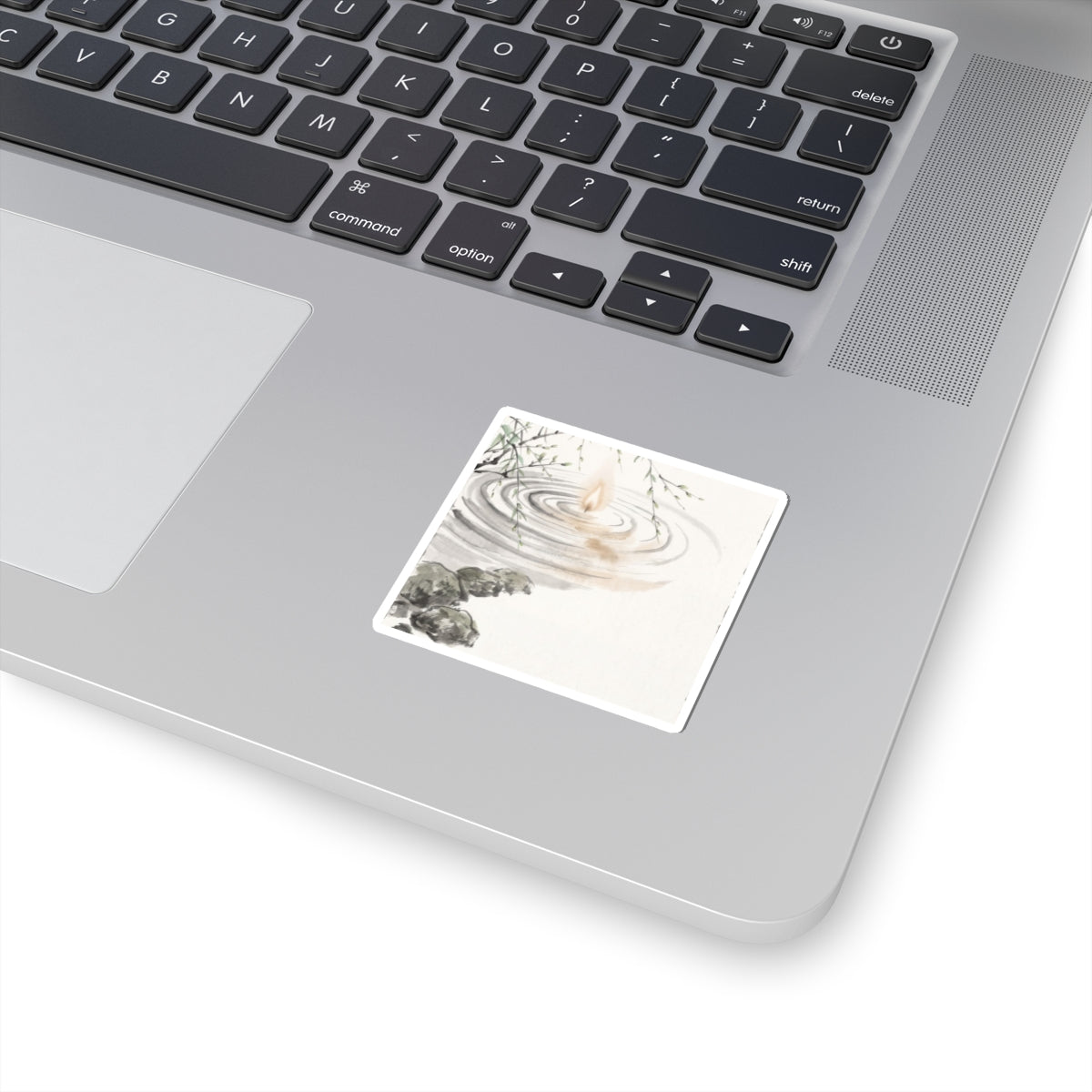 Ma Water Ripple Sticker - Zen Sumi E