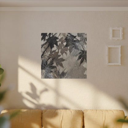 Shadow Play Texture Canvas Art | Cozy Japandi Art